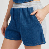 MIXED MEDIA HIGH WAIST SHORTS-Emory Park-[option4]-[option5]-[option6]-[option7]-[option8]-Shop-Boutique-Clothing-for-Women-Online