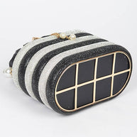 Pearl Handle Rhinestone Statement Bucket Clutch-Artini Accessories-[option4]-[option5]-[option6]-[option7]-[option8]-Shop-Boutique-Clothing-for-Women-Online