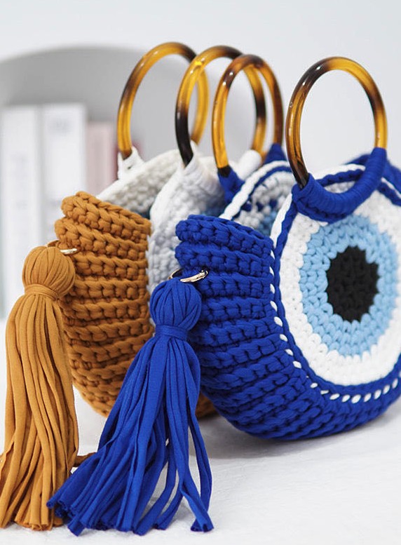Evil Eye Crochet Handbag-Miss Sparkling-[option4]-[option5]-[option6]-[option7]-[option8]-Shop-Boutique-Clothing-for-Women-Online