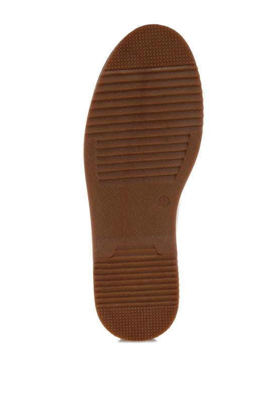 Elaris Tweed & Faux Leather Loafers-Rag Company-[option4]-[option5]-[option6]-[option7]-[option8]-Shop-Boutique-Clothing-for-Women-Online