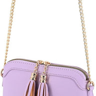 Tassel Small Crossbody Bag with Chain Strap-Fashion World-[option4]-[option5]-[option6]-[option7]-[option8]-Shop-Boutique-Clothing-for-Women-Online