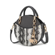 The Faux Snakeskin Crossbody Bag Mia k-MKF Collection by Mia K-Charcoal-One Size-[option4]-[option5]-[option6]-[option7]-[option8]-Shop-Boutique-Clothing-for-Women-Online