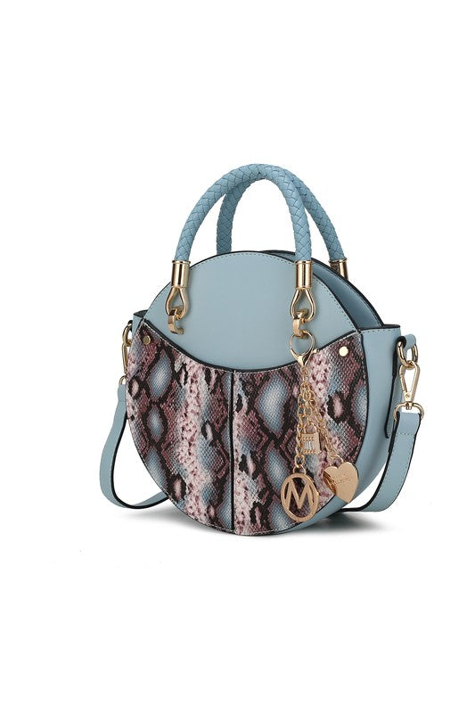 The Faux Snakeskin Crossbody Bag Mia k-MKF Collection by Mia K-[option4]-[option5]-[option6]-[option7]-[option8]-Shop-Boutique-Clothing-for-Women-Online