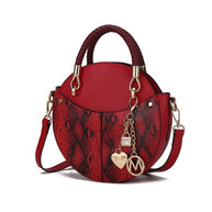 The Faux Snakeskin Crossbody Bag Mia k-MKF Collection by Mia K-Red-One Size-[option4]-[option5]-[option6]-[option7]-[option8]-Shop-Boutique-Clothing-for-Women-Online