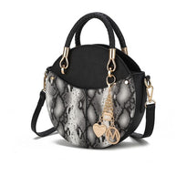 The Faux Snakeskin Crossbody Bag Mia k-MKF Collection by Mia K-Black-One Size-[option4]-[option5]-[option6]-[option7]-[option8]-Shop-Boutique-Clothing-for-Women-Online