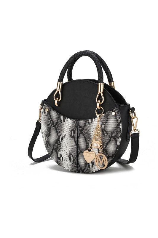 The Faux Snakeskin Crossbody Bag Mia k-MKF Collection by Mia K-[option4]-[option5]-[option6]-[option7]-[option8]-Shop-Boutique-Clothing-for-Women-Online