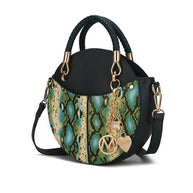 The Faux Snakeskin Crossbody Bag Mia k-MKF Collection by Mia K-Green-One Size-[option4]-[option5]-[option6]-[option7]-[option8]-Shop-Boutique-Clothing-for-Women-Online