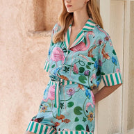 Printed two piece pajama set-Miss Sparkling-[option4]-[option5]-[option6]-[option7]-[option8]-Shop-Boutique-Clothing-for-Women-Online