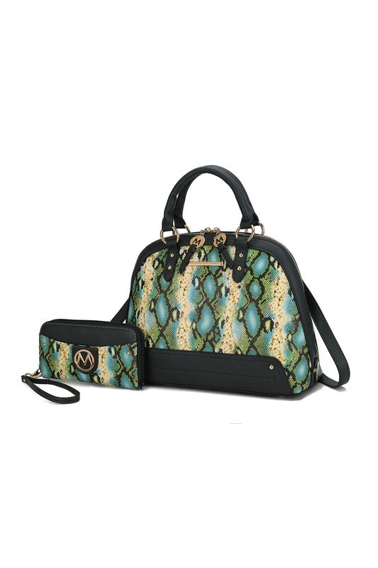 The Frida Satchel Bag and Wallet by Mia-MKF Collection by Mia K-[option4]-[option5]-[option6]-[option7]-[option8]-Shop-Boutique-Clothing-for-Women-Online