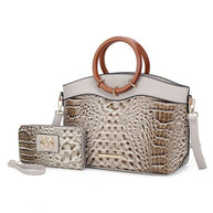 The Phoebe Tote with Wristlet Wallet Bag by Mia K-MKF Collection by Mia K-[option4]-[option5]-[option6]-[option7]-[option8]-Shop-Boutique-Clothing-for-Women-Online