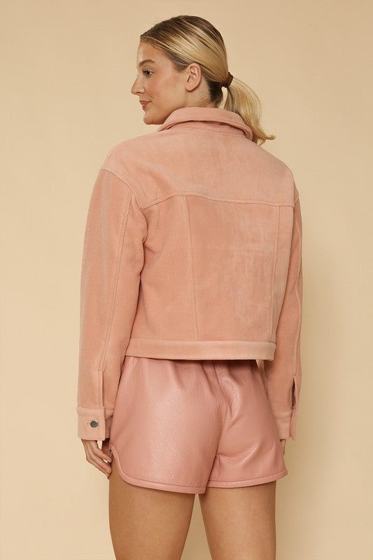 Fleece bow jacket-Miss Sparkling-[option4]-[option5]-[option6]-[option7]-[option8]-Shop-Boutique-Clothing-for-Women-Online