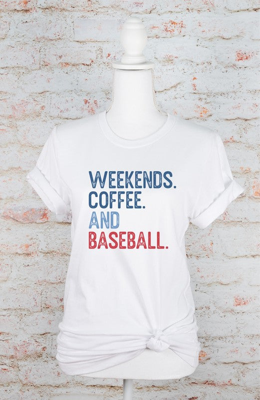 Weekends Coffee and Baseball Graphic Tee-Ocean and 7th-White-L-[option4]-[option5]-[option6]-[option7]-[option8]-Shop-Boutique-Clothing-for-Women-Online
