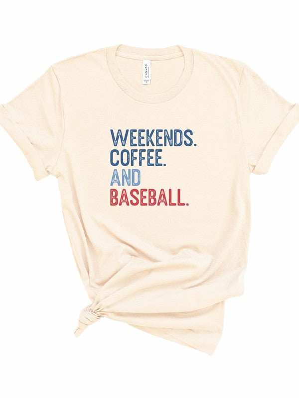 Weekends Coffee and Baseball Graphic Tee Plus-Ocean and 7th-Cream-2X-[option4]-[option5]-[option6]-[option7]-[option8]-Shop-Boutique-Clothing-for-Women-Online