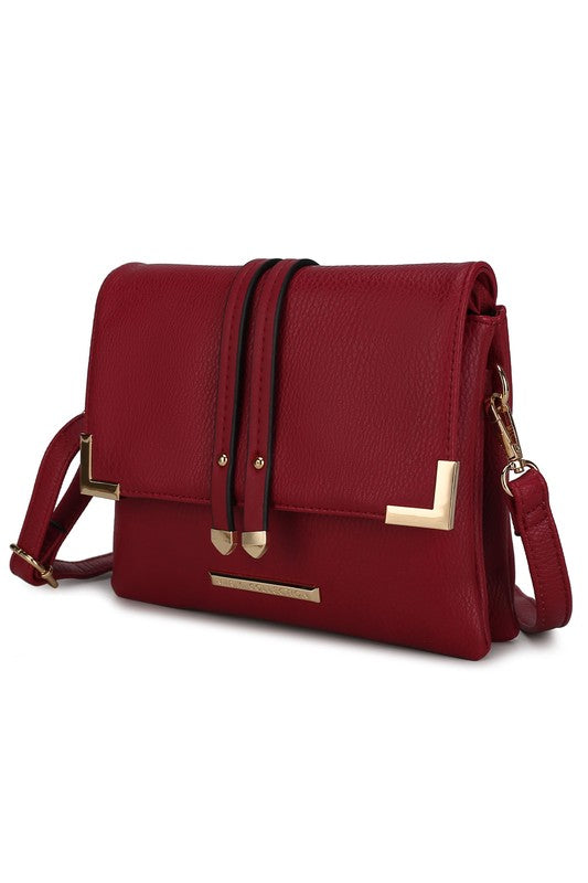 The Valeska Multi Compartment Crossbody by Mia k-MKF Collection by Mia K-[option4]-[option5]-[option6]-[option7]-[option8]-Shop-Boutique-Clothing-for-Women-Online