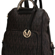 The Cora Milan Backpack by Mia K-MKF Collection by Mia K-Chocolate-One Size-[option4]-[option5]-[option6]-[option7]-[option8]-Shop-Boutique-Clothing-for-Women-Online