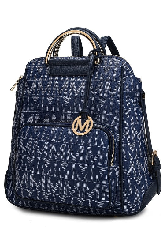 The Cora Milan Backpack by Mia K-MKF Collection by Mia K-Navy-One Size-[option4]-[option5]-[option6]-[option7]-[option8]-Shop-Boutique-Clothing-for-Women-Online