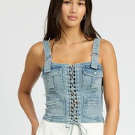CARGO DENIM CORSET-Emory Park-[option4]-[option5]-[option6]-[option7]-[option8]-Shop-Boutique-Clothing-for-Women-Online