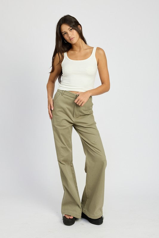 HIGH WAISTED WIDE LEG PANTS-Emory Park-[option4]-[option5]-[option6]-[option7]-[option8]-Shop-Boutique-Clothing-for-Women-Online