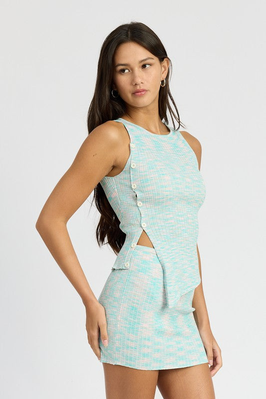 MULTI RIB TOP WITH SIZE BUTTON DETAIL-Emory Park-[option4]-[option5]-[option6]-[option7]-[option8]-Shop-Boutique-Clothing-for-Women-Online