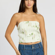 FLORAL TUBE TOP-Emory Park-[option4]-[option5]-[option6]-[option7]-[option8]-Shop-Boutique-Clothing-for-Women-Online