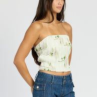 FLORAL TUBE TOP-Emory Park-[option4]-[option5]-[option6]-[option7]-[option8]-Shop-Boutique-Clothing-for-Women-Online