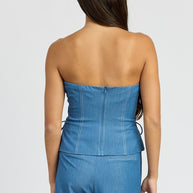 TUBE TOP WITH SIDE LACE UP DETAIL-Emory Park-[option4]-[option5]-[option6]-[option7]-[option8]-Shop-Boutique-Clothing-for-Women-Online