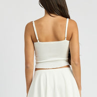 CINCH FRONT CAMI TOP-Emory Park-[option4]-[option5]-[option6]-[option7]-[option8]-Shop-Boutique-Clothing-for-Women-Online