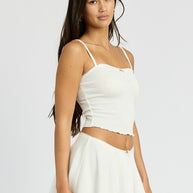 CINCH FRONT CAMI TOP-Emory Park-[option4]-[option5]-[option6]-[option7]-[option8]-Shop-Boutique-Clothing-for-Women-Online