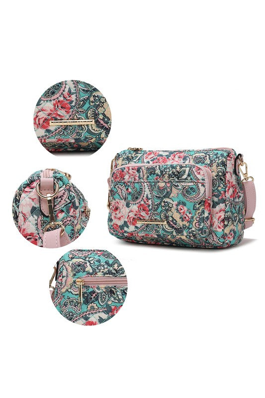 The Rosalie Botanical Pattern Crossbody-MKF Collection by Mia K-[option4]-[option5]-[option6]-[option7]-[option8]-Shop-Boutique-Clothing-for-Women-Online