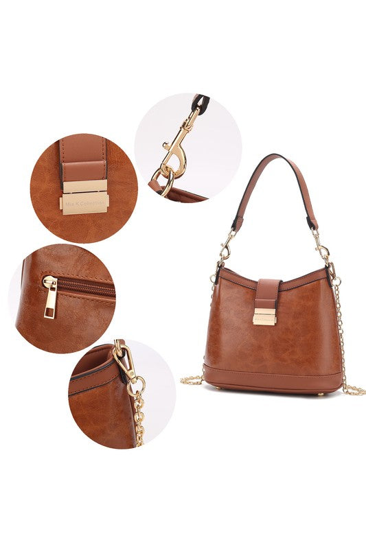 The Pilar Vegan Leather Shoulder Bag-MKF Collection by Mia K-[option4]-[option5]-[option6]-[option7]-[option8]-Shop-Boutique-Clothing-for-Women-Online