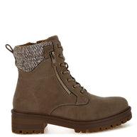 Mahisha Knitted Collar Zip-Up Hiker Boots-Rag Company-[option4]-[option5]-[option6]-[option7]-[option8]-Shop-Boutique-Clothing-for-Women-Online