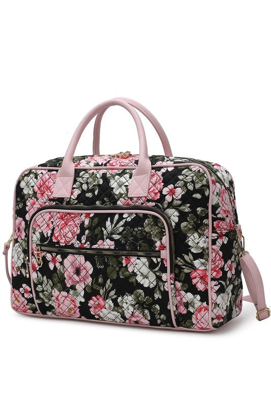 The Jayla Botanical Pattern Duffle Bag-MKF Collection by Mia K-[option4]-[option5]-[option6]-[option7]-[option8]-Shop-Boutique-Clothing-for-Women-Online