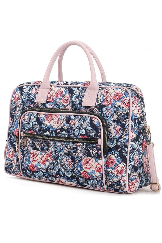 The Jayla Botanical Pattern Duffle Bag-MKF Collection by Mia K-[option4]-[option5]-[option6]-[option7]-[option8]-Shop-Boutique-Clothing-for-Women-Online