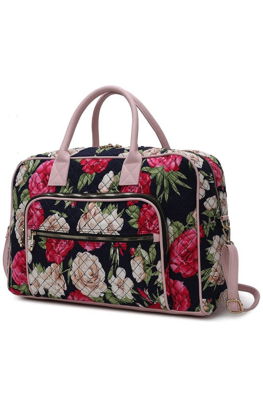The Jayla Botanical Pattern Duffle Bag-MKF Collection by Mia K-[option4]-[option5]-[option6]-[option7]-[option8]-Shop-Boutique-Clothing-for-Women-Online