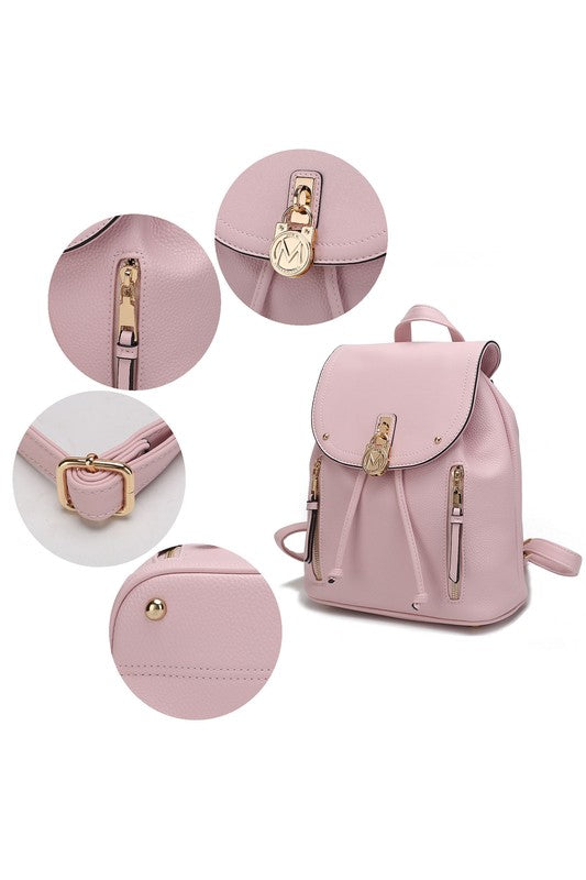 The Xandria Vegan Leather Backpack-MKF Collection by Mia K-[option4]-[option5]-[option6]-[option7]-[option8]-Shop-Boutique-Clothing-for-Women-Online