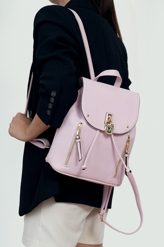 The Xandria Vegan Leather Backpack-MKF Collection by Mia K-[option4]-[option5]-[option6]-[option7]-[option8]-Shop-Boutique-Clothing-for-Women-Online