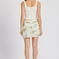 FLORAL PENCIL SKIRT WITH SIDE SLIT-Emory Park-[option4]-[option5]-[option6]-[option7]-[option8]-Shop-Boutique-Clothing-for-Women-Online