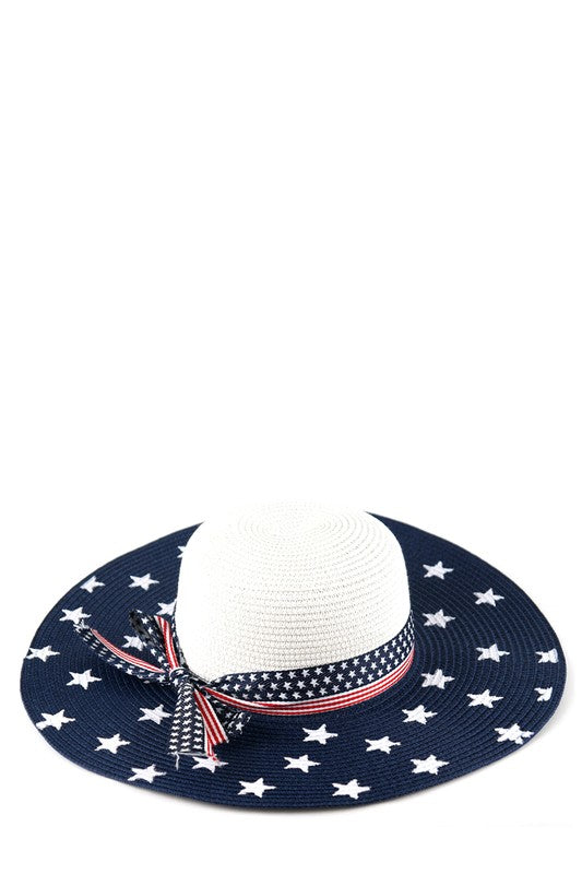 American flag Floppy Hat-ICCO ACCESSORIES-WHITE-OS-[option4]-[option5]-[option6]-[option7]-[option8]-Shop-Boutique-Clothing-for-Women-Online