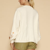 Embroidered detail cardigan-Miss Sparkling-[option4]-[option5]-[option6]-[option7]-[option8]-Shop-Boutique-Clothing-for-Women-Online