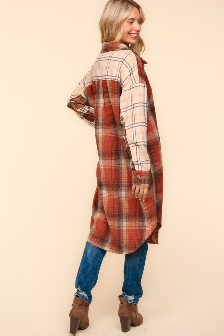 Flannel Plaid Oversized Shacket with Pockets-Womens-Ave Shops-[option4]-[option5]-[option6]-[option7]-[option8]-Shop-Boutique-Clothing-for-Women-Online