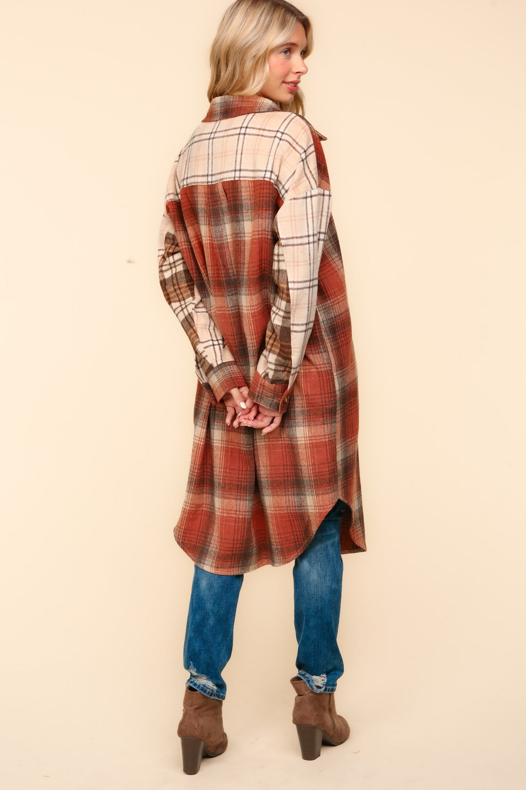 Flannel Plaid Oversized Shacket with Pockets-Womens-Ave Shops-[option4]-[option5]-[option6]-[option7]-[option8]-Shop-Boutique-Clothing-for-Women-Online