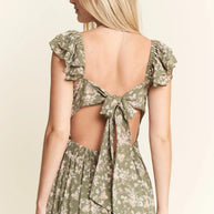 Jade By Jane Ruffle Sleeve Tiered Maxi Dress-Dresses-Trendsi-[option4]-[option5]-[option6]-[option7]-[option8]-Shop-Boutique-Clothing-for-Women-Online