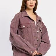 OVERSIZED DENIM SHIRT JACKET-Emory Park-[option4]-[option5]-[option6]-[option7]-[option8]-Shop-Boutique-Clothing-for-Women-Online