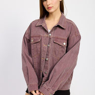 OVERSIZED DENIM SHIRT JACKET-Emory Park-[option4]-[option5]-[option6]-[option7]-[option8]-Shop-Boutique-Clothing-for-Women-Online