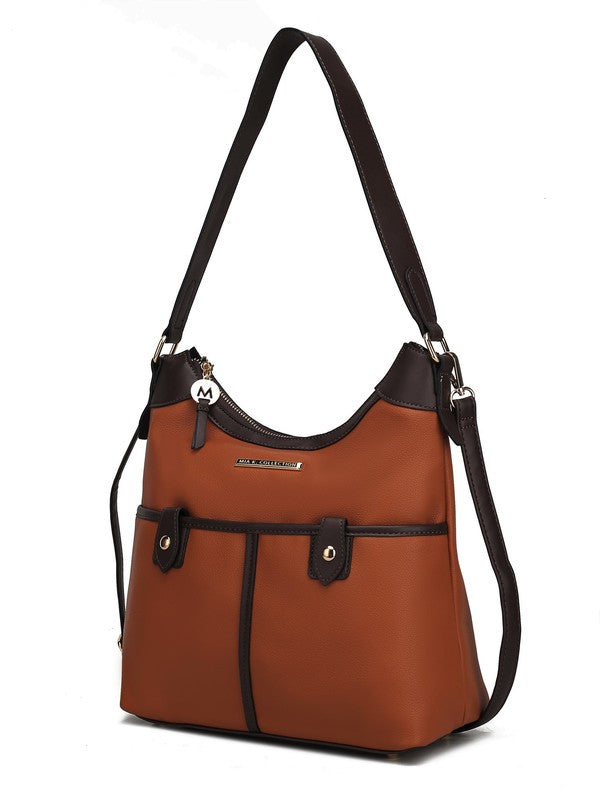 The Harper Vegan Leather Shoulder Bag by Mia K-MKF Collection by Mia K-[option4]-[option5]-[option6]-[option7]-[option8]-Shop-Boutique-Clothing-for-Women-Online