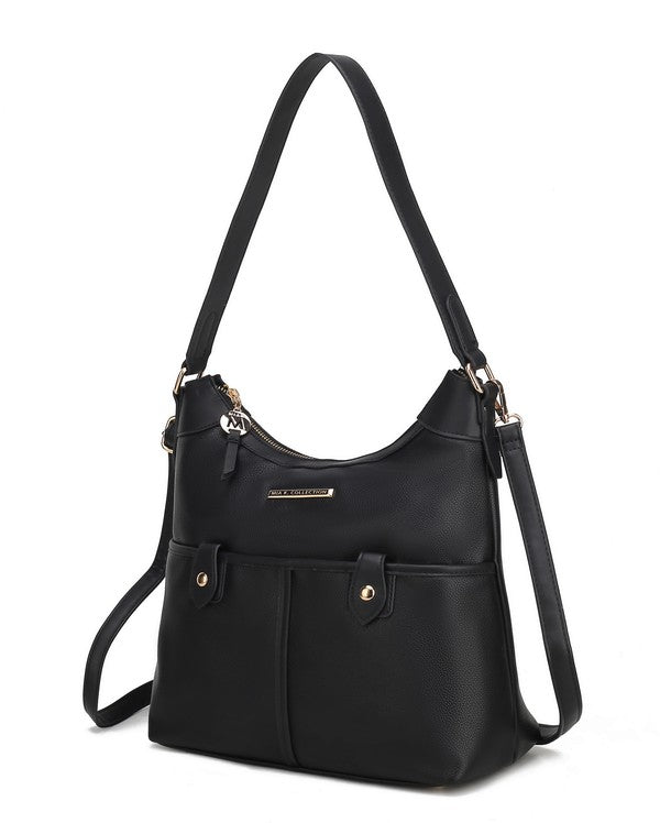 The Harper Vegan Leather Shoulder Bag by Mia K-MKF Collection by Mia K-[option4]-[option5]-[option6]-[option7]-[option8]-Shop-Boutique-Clothing-for-Women-Online
