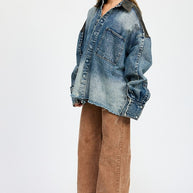 OVERSIZED DENIM JACKET WITH BUTTONS-Emory Park-[option4]-[option5]-[option6]-[option7]-[option8]-Shop-Boutique-Clothing-for-Women-Online