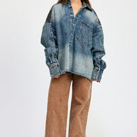 OVERSIZED DENIM JACKET WITH BUTTONS-Emory Park-[option4]-[option5]-[option6]-[option7]-[option8]-Shop-Boutique-Clothing-for-Women-Online