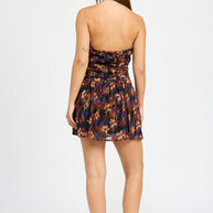 FLORAL RUCHED MINI DRESS-Emory Park-[option4]-[option5]-[option6]-[option7]-[option8]-Shop-Boutique-Clothing-for-Women-Online