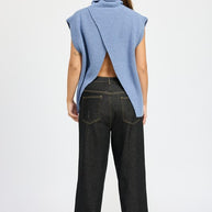 SPLIT BACK TURTLE NECK SWEATER TOP-Emory Park-[option4]-[option5]-[option6]-[option7]-[option8]-Shop-Boutique-Clothing-for-Women-Online